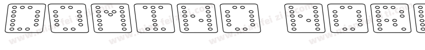 Domino normal kursiv omrids字体转换